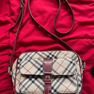 Authentic burberry london blue label sling bag